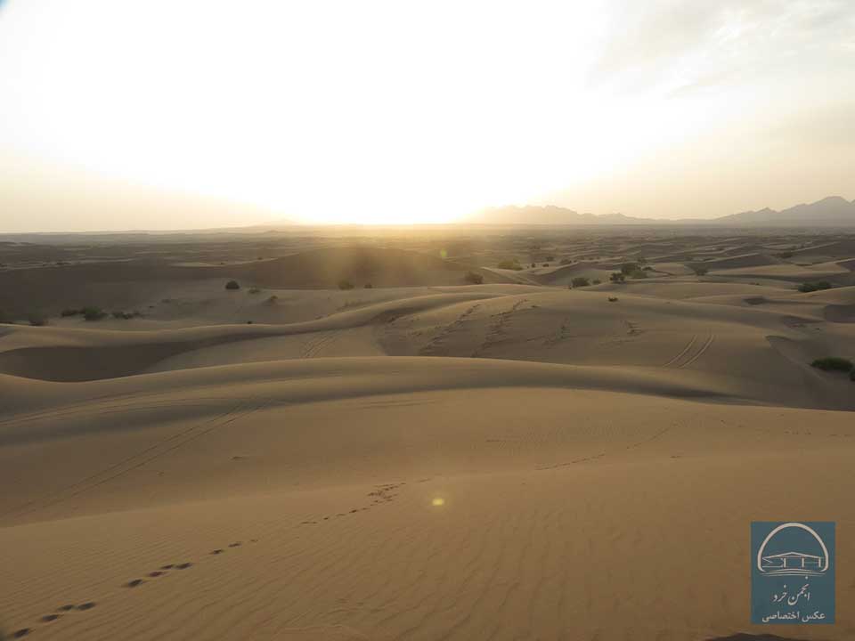 طلوع آفتاب کویر مصر